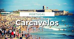 【4K】Praia de Carcavelos Portugal - Passeio com som natural (sem comentários)