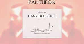 Hans Delbrück Biography | Pantheon