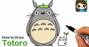 How to Draw Totoro 🌱 My Neighbor Totoro