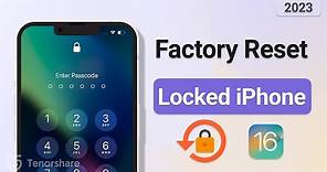 How to Factory Reset iPhone When Locked 2023 (iOS 17)