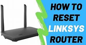 How To Reset Linksys Router To Factory Default Settings