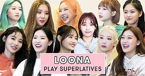 LOONA Reveals Who's the Best Dancer, Rapper, and More | Superlatives