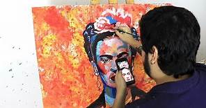 COMO PINTAR A FRIDA KAHLO