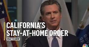 California's Stay-at-Home Order: What to Know