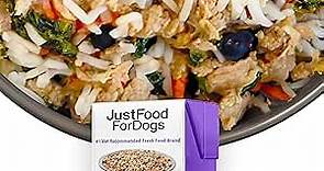 JustFoodForDogs Pantry Fresh Wet Dog Food, Complete Meal or Dog Food Topper, Lamb & Brown Rice Human Grade Dog Food Recipe - 12.5 oz (Pack of 6)