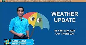 Public Weather Forecast issued at 4AM | February 08, 2024 - Thursday