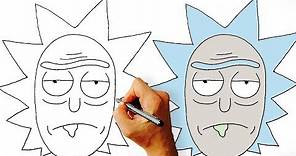 How to Draw Rick from Rick and Morty Step by Step