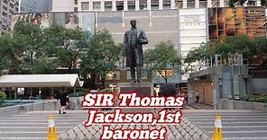 PATUNG SIR THOMAS JACKSON IN CENTRAL HONG KONG