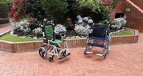Diferencia entre silla de ruedas de transporte y silla de ruedas normal ✅
