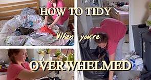 How to tidy a messy house when you just don’t know where to begin!