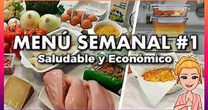 💚 Menú SEMANAL Saludable y Económico #1 🕒 Ahorra TIEMPO, DINERO y Come MÁS SANO 👍 Meal Prep Español