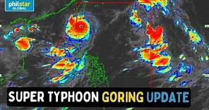 PAGASA Weather Update: Goring tumaas sa super typhoon