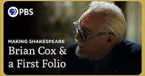 Brian Cox and Nicole Ansari Examine a First Folio | Making Shakespeare: The First Folio | GP on PBS