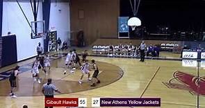 Gibault Varsity Boys Basketball vs. New Athens H.S.