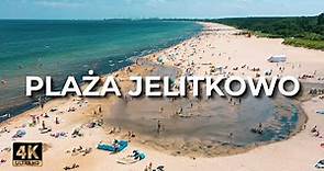Plaża Jelitkowo z drona | Lato 2022 | LECE W MIASTO™ [4k]