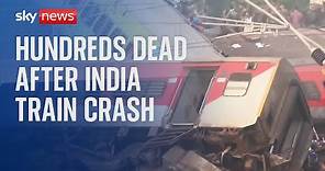 Hundreds die after India train crash