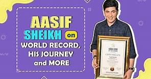 Aasif Sheikh On His World Record, His Journey & More | Bhabhiji Ghar Par Hai