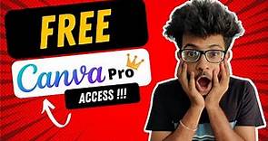 Canva Pro for Free in Just 2 Steps | Student Id Benefits 🔥😱 🤑