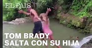 Tom BRADY se LANZA con su HIJA desde un ACANTILADO