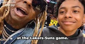 Lil Wayne Mic'd Up For Lakers-Suns Game