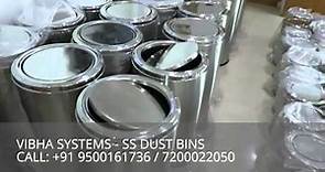 SS Dust Bins, Manufacturers, Suppliers, Chennai, Steel Bins Bangalore