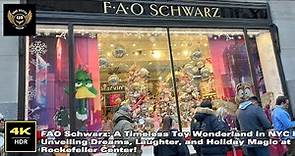 FAO Schwarz: A Timeless Toy Wonderland in NYC | Holiday Magic at Rockefeller Center!