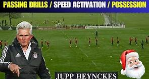 Jupp Heynckes / Full Training Session / Passing Drills / Speed Activation / SSG