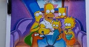 como dibujar y pintar a la familia simpson paso a paso/ How to paint the simpson family step by step