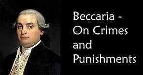 Beccaria On Crimes And Punishments Crash Course
