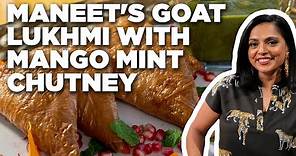 Maneet Chauhan's Goat Lukhmi with Mango Mint Chutney | Guy's Ranch Kitchen | Food Network