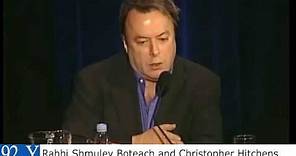 Christopher Hitchens, Shmuley Boteach at the 92nd Street Y