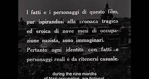 Roma Città Aperta Rome, Open City ( 1945) ENG SUB Full Film
