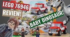 Lego 75946 Jurassic World Blue & Beta Velociraptor Capture Review! (2022)