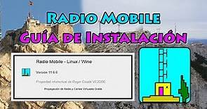 Instalación de Radio Mobile en Español