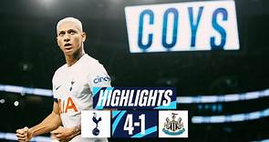 TOTTENHAM HOTSPUR 4-1 NEWCASTLE UNITED // PREMIER LEAGUE HIGHLIGHTS // RICHARLISON AT THE DOUBLE