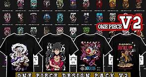 Free Download Bundle One Piece Pack T-Shirts V2 (PNG & EPS)