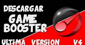 ➤DESCARGAR e instalar GAME BOOSTER| ultima versión| mega| 2018✔