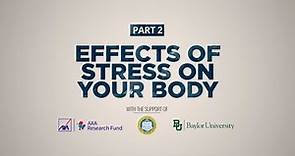 Stress and Your Health | Part 2: The Effects of Stress on Our Body | AXA Research Fund