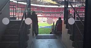 Walking Into "Club Wembley" Level at Wembley Stadium