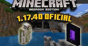 Minecraft Bedrock 1.17.40 OFICIAL - Review en español