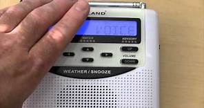 How To: NOAA Weather Radio Set Up - WR 120