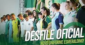 Novo uniforme do Goiás - Bastidores do desfile oficial