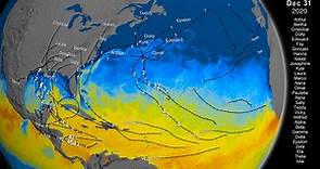 NASA Scientific Visualization Studio | 2020 Hurricane Season