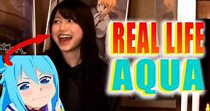 Sora Amamiya ACTS LIKE AQUA during a live stream of the different anime | Voice Actor Moments