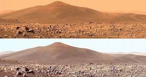 Perseverance muestra el verdadero color de Marte con MastCam-Z