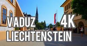 Vaduz 4K Walking Tour Liechtenstein