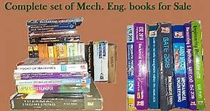 Complete Books and Notes set for Mechanical Engineering Student