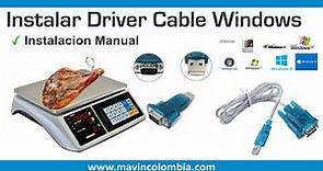 Instalar Driver Cable Convertidor USB Basculas POS CH340 USB