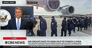 U.S. ambassador to Turkey discusses U.S. aid efforts in the earthquake aftermath
