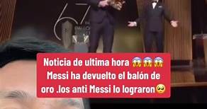 Messi a devuelto el balón de oro 😱😱😱 | El jugador número 12